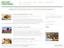 Tablet Screenshot of notjustvegetarian.com